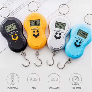 Bilancia portatile LCD con gancio per valige pesa fino a 50 Kg
