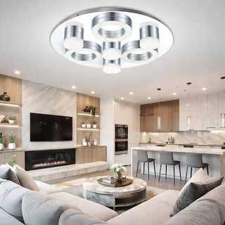 Plafoniera led 33 watt 3 colorazione di luce lampada decorativa CCT