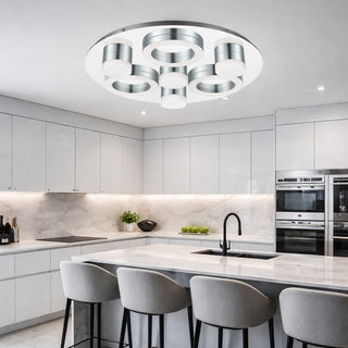 Plafoniera led 33 watt 3 colorazione di luce lampada decorativa CCT