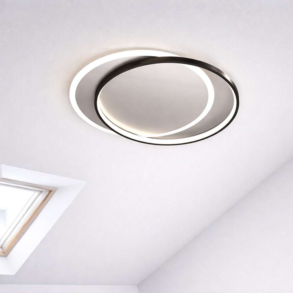 Lampadario a soffitto plafoniera tonda in vetro curvato a Trapani Lampadario a soffitto plafoniera tonda in vetro curvato a Trapani