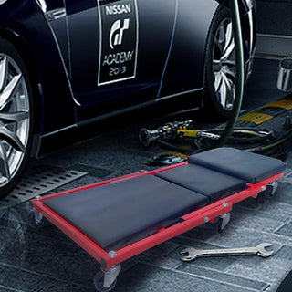 Carrello sabello da officina auto 2in1con ruote girevole a 360°