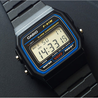 Orologio digitale Casio unisex ora sveglia calendario modello F-91W
