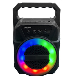 Cassa bluetooth TWS radio FM luci led RGB 5W ricaricabile USB/TF/AUX