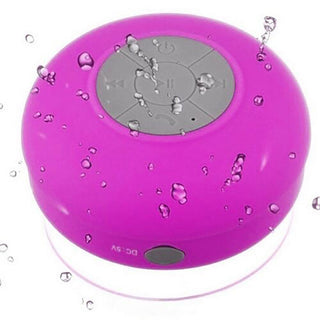 Cassa bluetooth ricaricabile impermeabile con microfono con ventosa