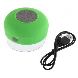 Cassa bluetooth ricaricabile impermeabile con microfono con ventosa