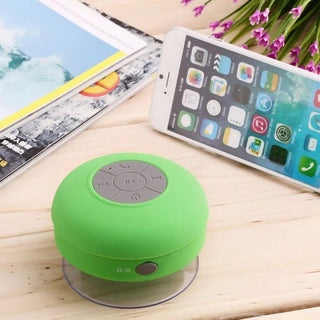 Cassa bluetooth ricaricabile impermeabile con microfono con ventosa