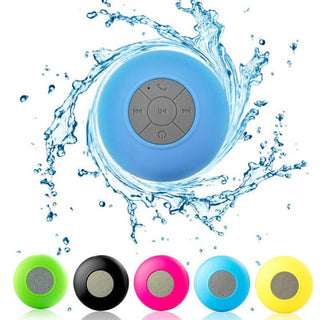 Cassa bluetooth ricaricabile impermeabile con microfono con ventosa