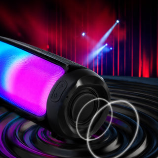 Cassa Bluetooth 5.3 ricaricabile luci RGB 15W RMS radio FM TF/USB/AUX