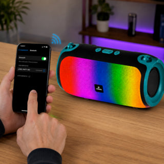 Cassa Bluetooth Portatile 30W RMS LED RGB TWS Radio FM TF/SD USB