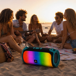 Cassa Bluetooth Portatile 30W RMS LED RGB TWS Radio FM TF/SD USB