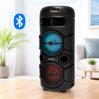 Cassa Bluetooth Ricaricabile RGB 20W RMS con Radio FM usb sd