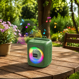 Cassa Bluetooth 20W con luci RGB ricaricabile ingresso SD USB AUX