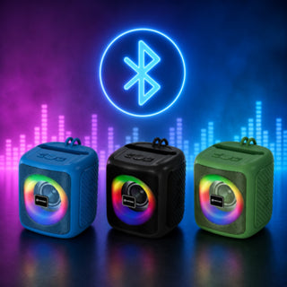 Cassa Bluetooth 20W con luci RGB ricaricabile ingresso SD USB AUX
