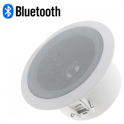 Coppia di casse bluetooth amplificate da incasso per filodiffusione cassa altoparlante 15watt per soffitto 8 Ohms