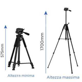 Cavalletto con telecomando bluetooth varie altezze regolabile