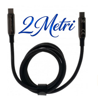 Cavo dati e di ricarica da Usb-C a Usb-C 1 e 2 metri 240 Watt