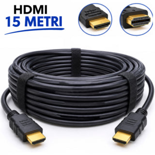 Cavo HDMI M/M con connettori oro 1,5 3 5 10 15 20 MT 1080P