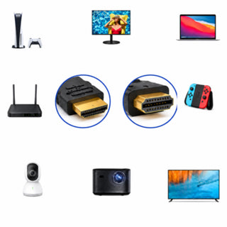 Cavo HDMI M/M con connettori oro 1,5 3 5 10 15 20 MT 1080P