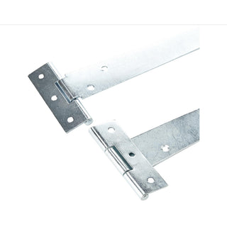 Set 2 cerniere a T in acciaio per porta finestra 100  150 e 200 mm