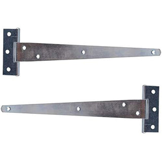 Set 2 cerniere a T in acciaio per porta finestra 100  150 e 200 mm