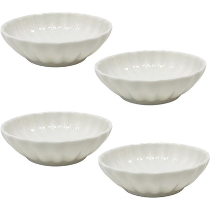 et 4 ciotole tonde in ceramica per aperitivi snack ciotoline per salse finger food