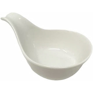 Set 3 ciotole a cucchiaio in ceramica per aperitivi salse finger food