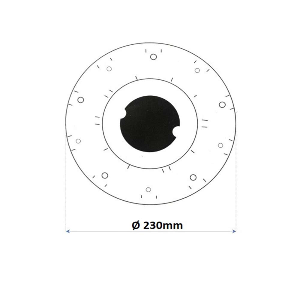 Circolina led modulo circolare 34 watt ricambio neon per plafoniere tecnologia CCT 3 in 1 6500k 3000k 4000k