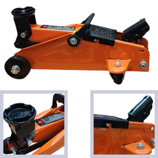 Cric auto 2 ton sollevatore idraulico a carrello con manico 2000 KG