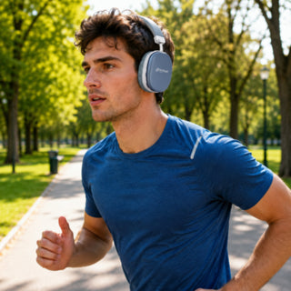 Cuffia Bluetooth ricaricabile Wireless on-ear padiglione da 40 mm 12H