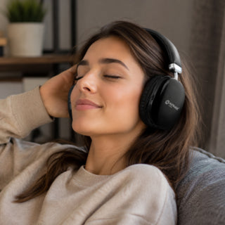 Cuffia Bluetooth ricaricabile Wireless on-ear padiglione da 40 mm 12H