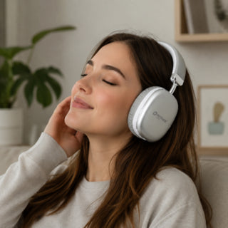 Cuffia Bluetooth ricaricabile Wireless on-ear padiglione da 40 mm 12H