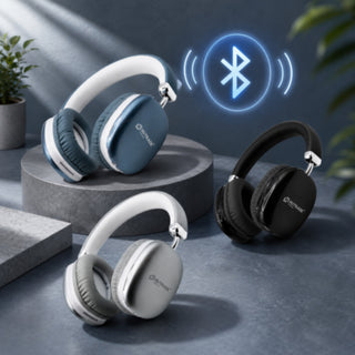 Cuffia Bluetooth ricaricabile Wireless on-ear padiglione da 40 mm 12H