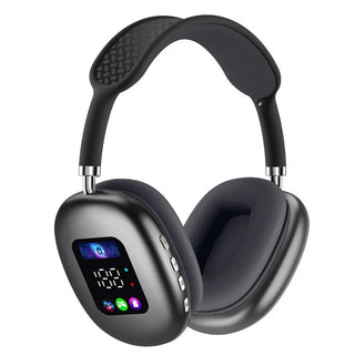 Cuffia Bluetooth ricaricabile radio FM ingresso AUX SD Type-C display
