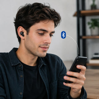 Auricolare Bluetooth cuffie ricaricabile in-ear gommini  di 3 taglie