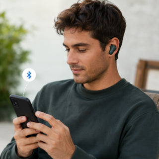 Auricolare Bluetooth cuffie ricaricabile in-ear gommini  di 3 taglie