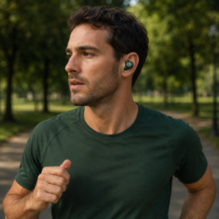 Auricolare Bluetooth cuffie ricaricabile in-ear gommini  di 3 taglie