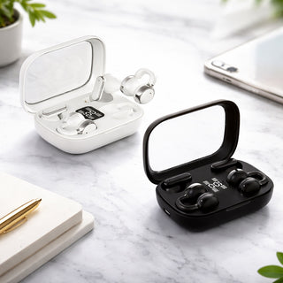 Auricolare Bluetooth 2in1 ricaricabile in-ear e con aggancio display