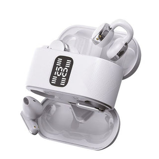 Auricolare Bluetooth 2in1 ricaricabile in-ear e con aggancio display