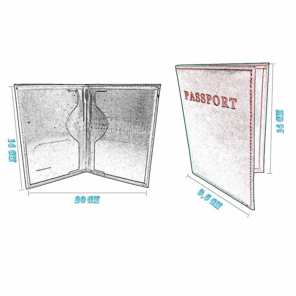 Custodia Passaporto Con Blocco RFID, Custodia Porta - Foto 11