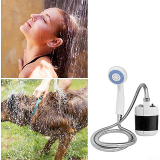 Doccia da campeggio ricaricabile usb con flessibile soffione