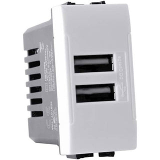 Doppia presa 2 USB compatibile living light international air 5V