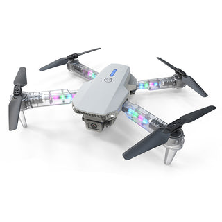 Mini drone con 2 telecamere 4k wi-fi 2.4G D8 PRO con App luci led rgb