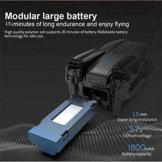 Mini drone con 2 telecamere 4k wi-fi 2.4G E99 PRO MAX con App