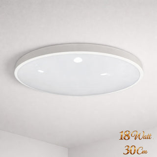 Plafoniera led ultra slim moderna 18 32 42 watt tecnologia CCT IP44
