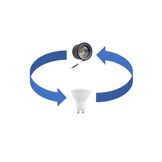 Faretto led cod 7 watt sostituzione di lampade GU10 portafaretti