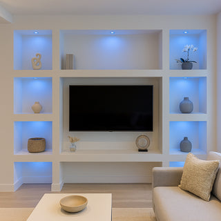 Faretto led ad incasso 1 Watt mini spot punto luce tondo bordo bianco