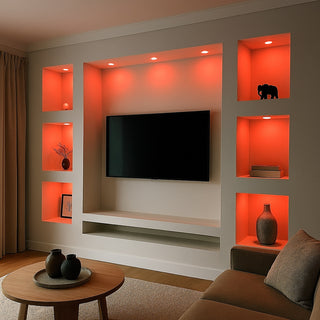 Faretto led ad incasso 1 Watt mini spot punto luce tondo bordo bianco