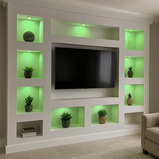 Faretto led ad incasso 1 Watt mini spot punto luce tondo bordo bianco