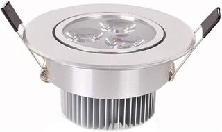 Faretto spot 3 led ad incasso 3 watt punto luce orientabile