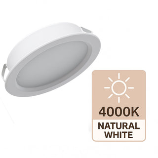Faretto led 3 watt ad incasso rotondo bianco luce 6500k 4000k 3000k